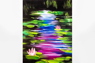 Paint Nite: Enchanted Water Lilies